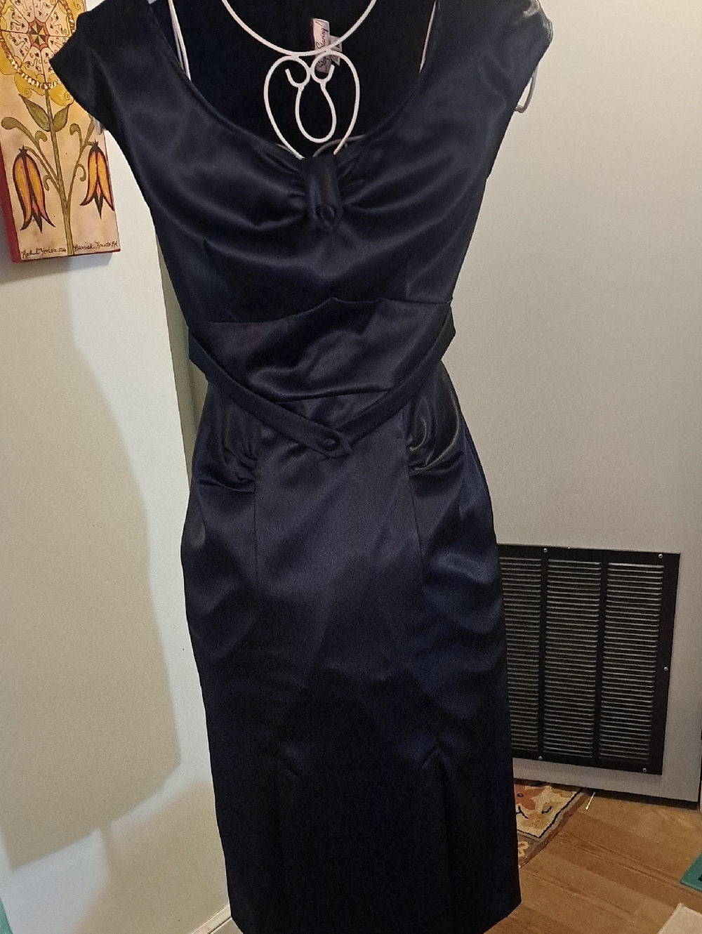 Y2k Stop Staring! Retro Little Black Dress, Sz M